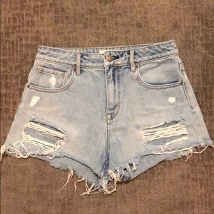 High waisted shorts